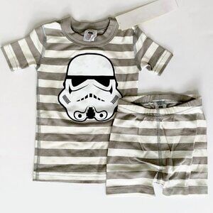 Kids Gray Striped Pajamas